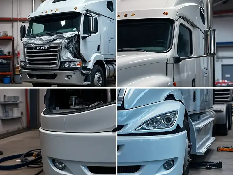 Front end collision repair project