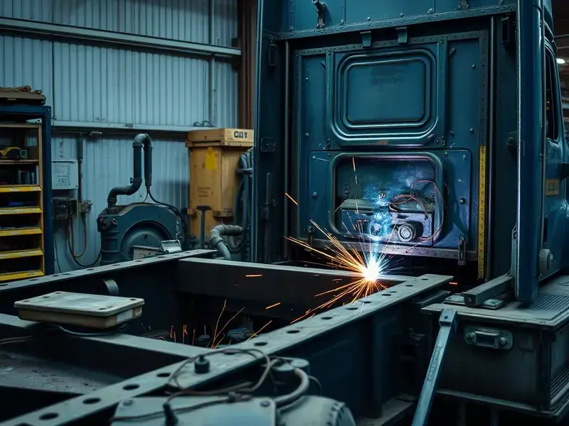 Frame rail restoration project