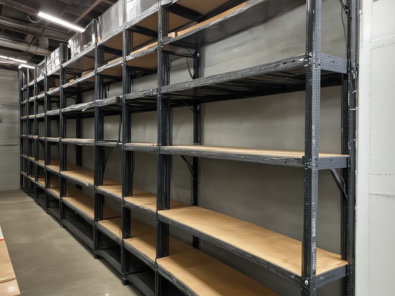 Custom shelving and storage solutions installation in commercial truck