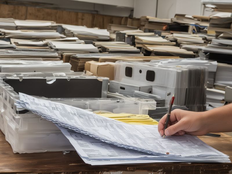 Insurance documentation and claims processing at Fish N More office